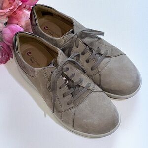 Clark’s Unstructured by Clarks Womens Un Adorn Lace Size 9 M Tan Suede